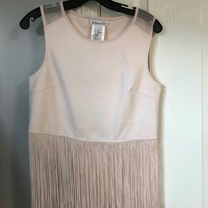 BCBG fringe top